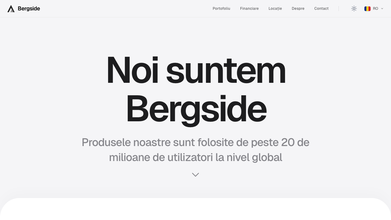 Bergside homepage