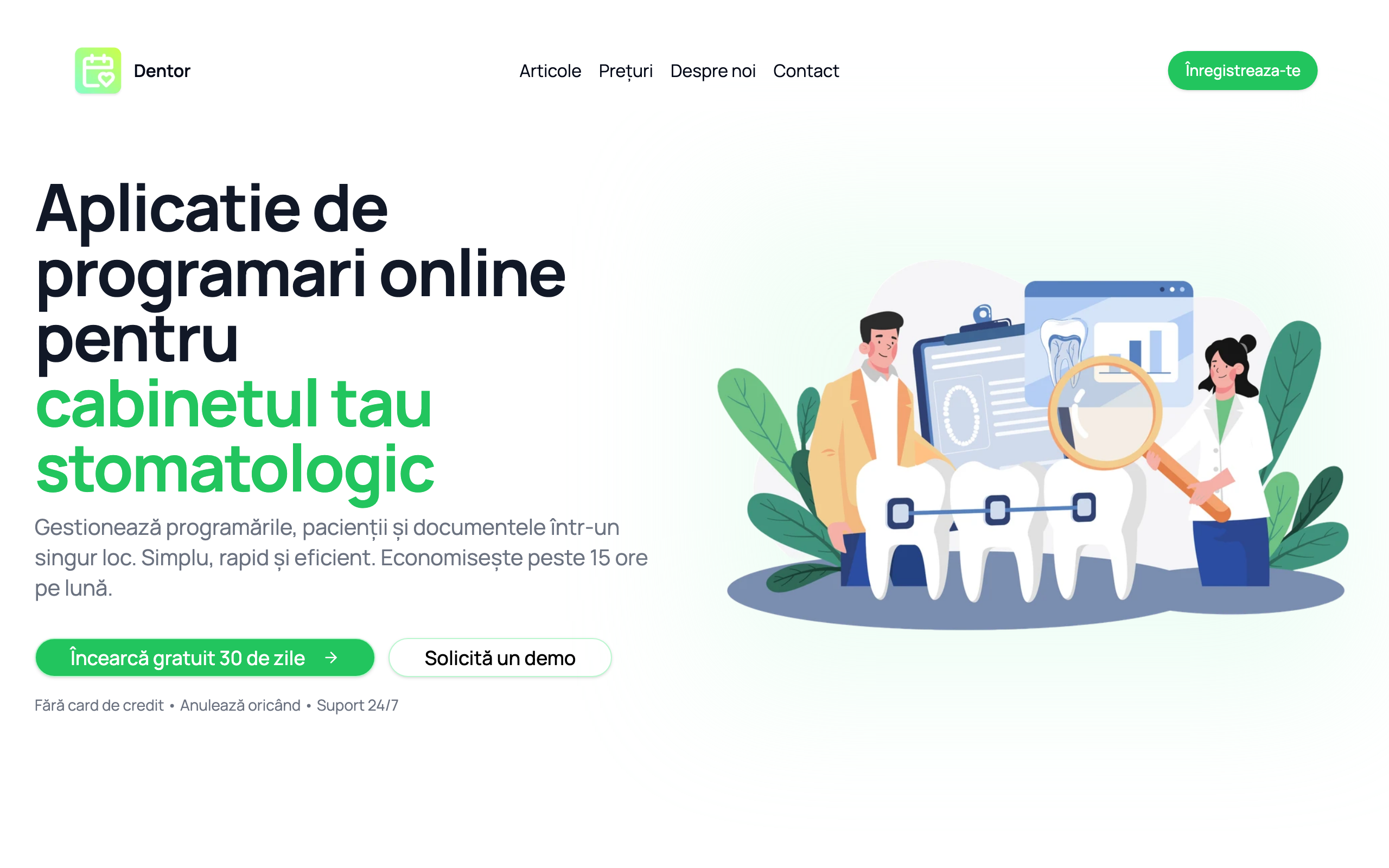 dentor.ro homepage