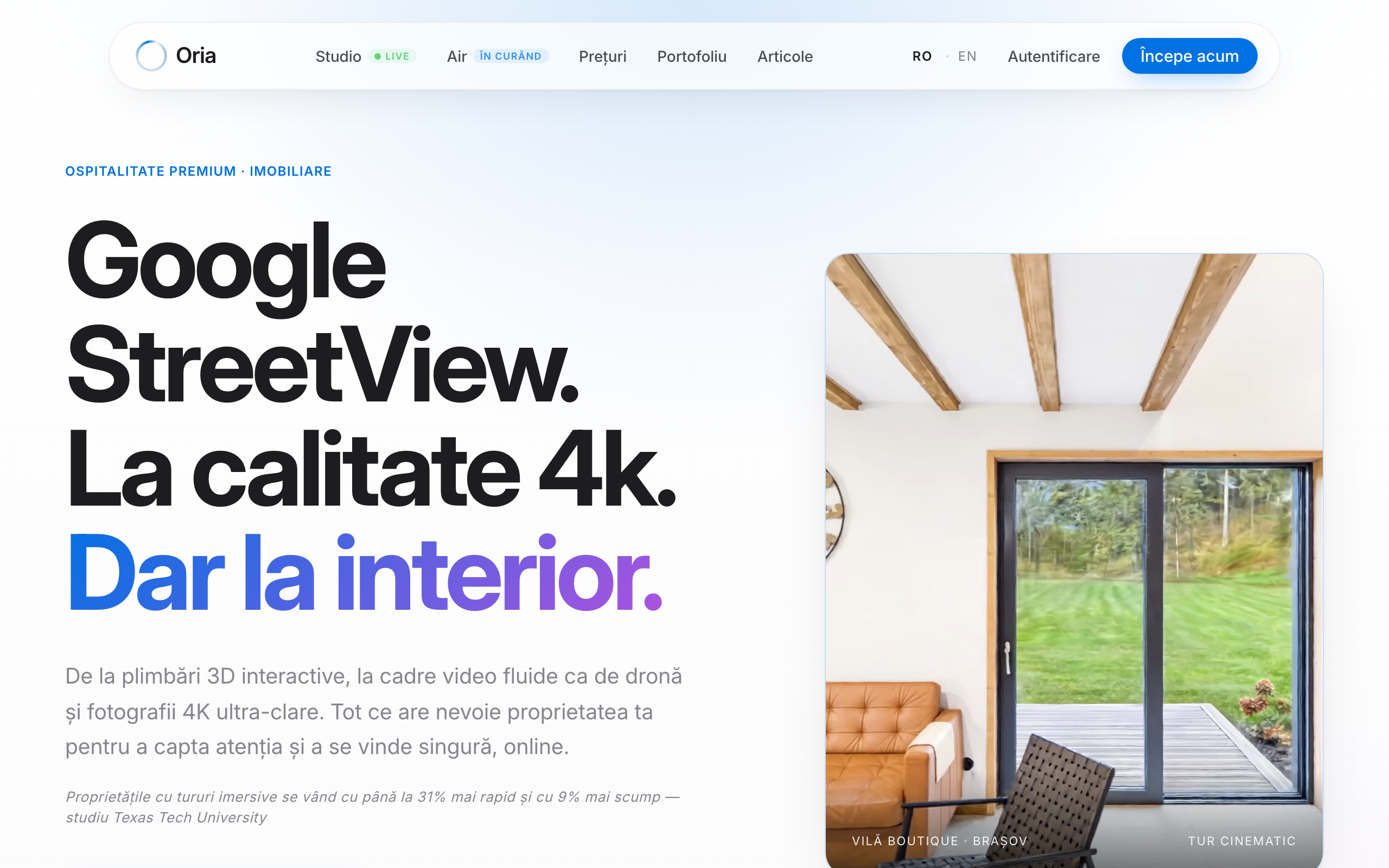 realoria.com homepage