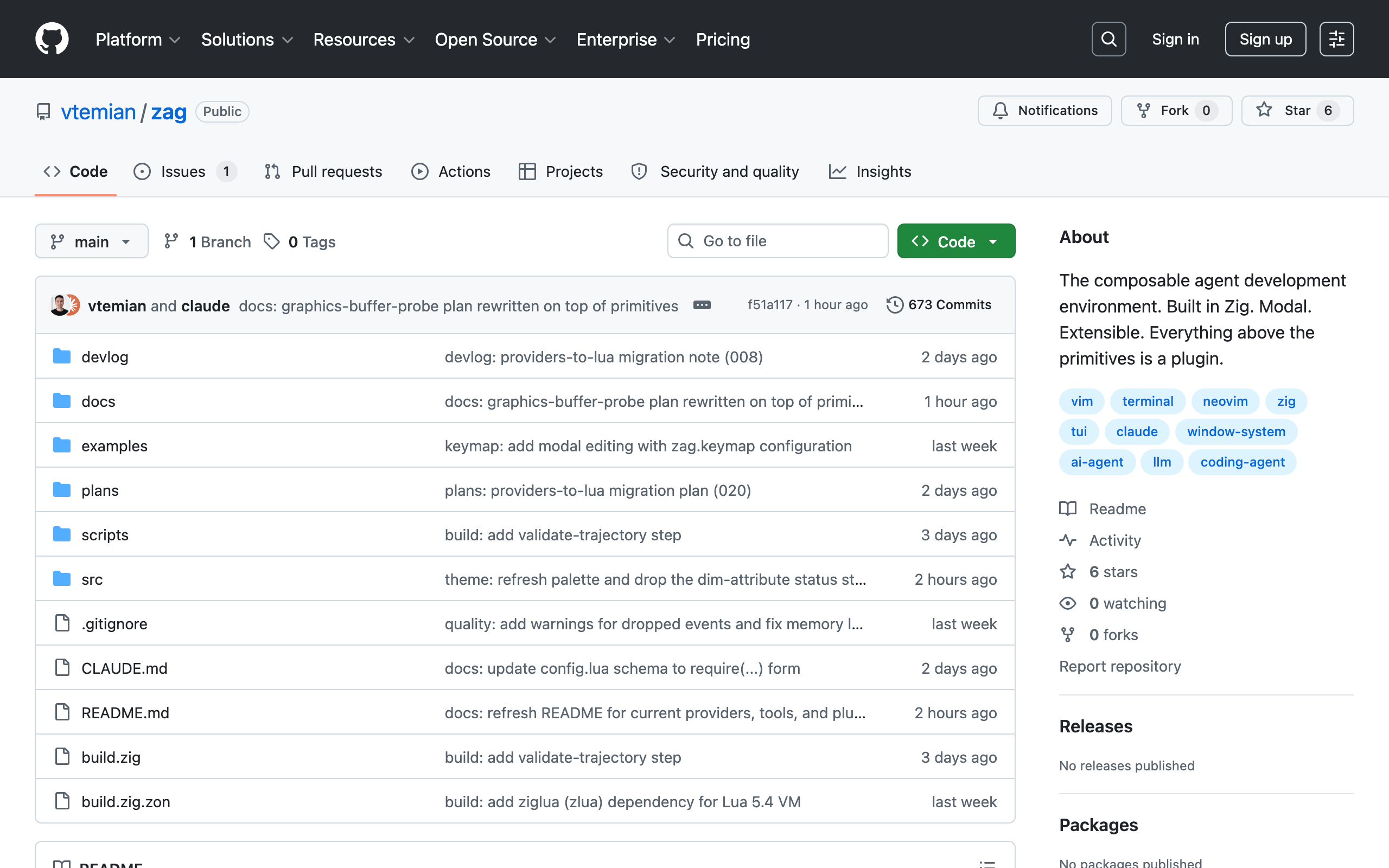 zag composable agent development environment